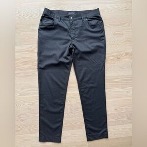 HILTL 38 x 31 Dark Gray Wool Pants, 6 pocket.